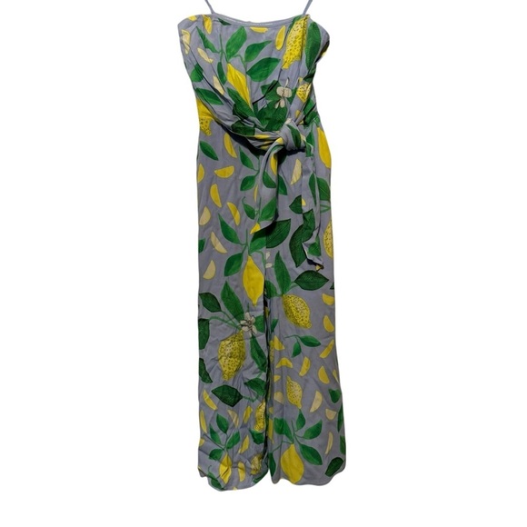 Anthropologie maeve Lemon Grove Strapless Jumpsuit 2 - Picture 6 of 12